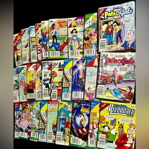 Vintage Lot of 28 The Archie Digest Library Comics 1988-2000